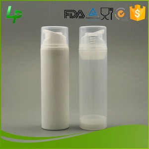 Skin Care Cream Use PP Plastic Type 120ml Airless Pump Bottle