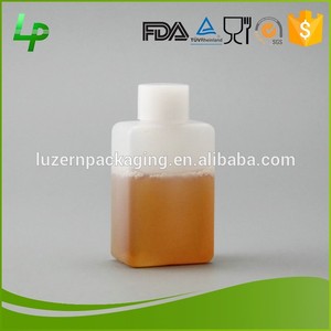 HDPE 50ml Square Shape Plastic Bottle