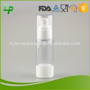 Eco-Friendly ABS Plastic Type 30ml Cosmetic Airless Pump Bottles